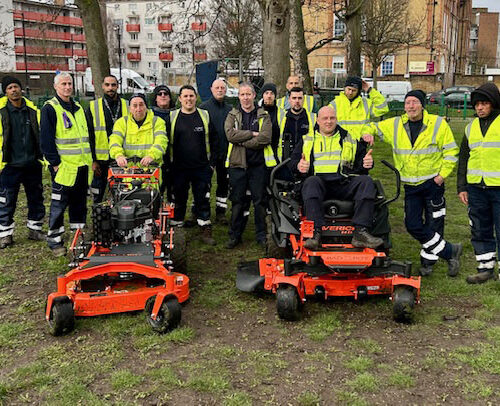 Raider Walk Behind Mower Demo