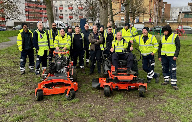 Raider Walk Behind Mower Demo